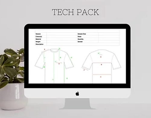 tshirt tech pack